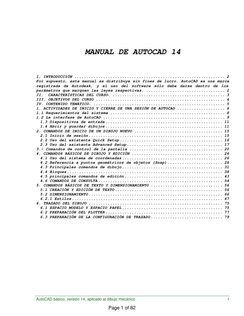 Imágen de pdf Manual de Autocad 14